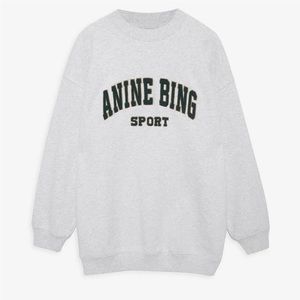ANINE BING Tyler Sweatshirt, Heather Grey